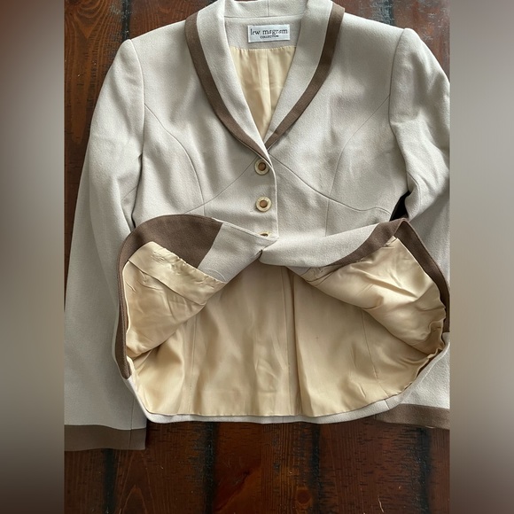 Vintage Lew Magram Collection wool blazer jacket size 6 EC~ - Picture 3 of 6